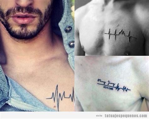 tatuajes pequeos en el pecho hombre|Tatuajes hombres pecho pequeños